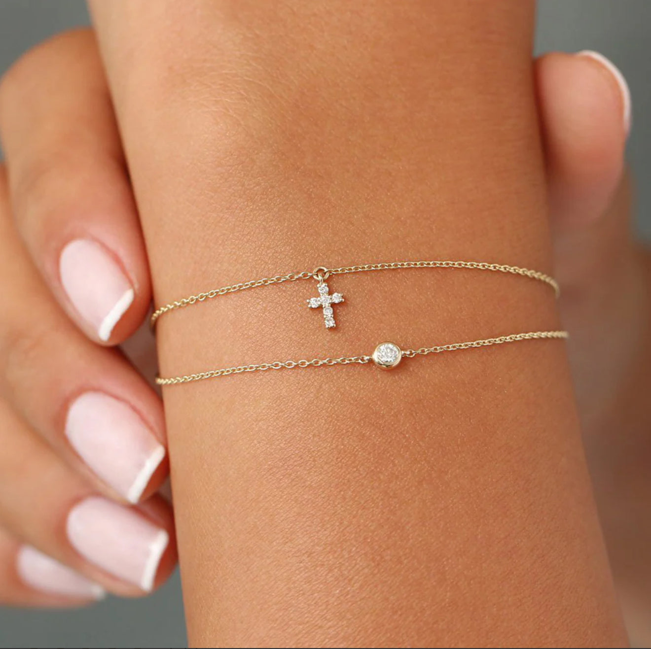 The Diamond Cross Luxe Bracelet